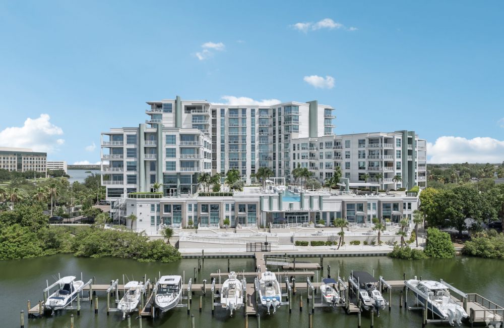 The Emerson Port, a 12 slip boat dock on Tampa Bay